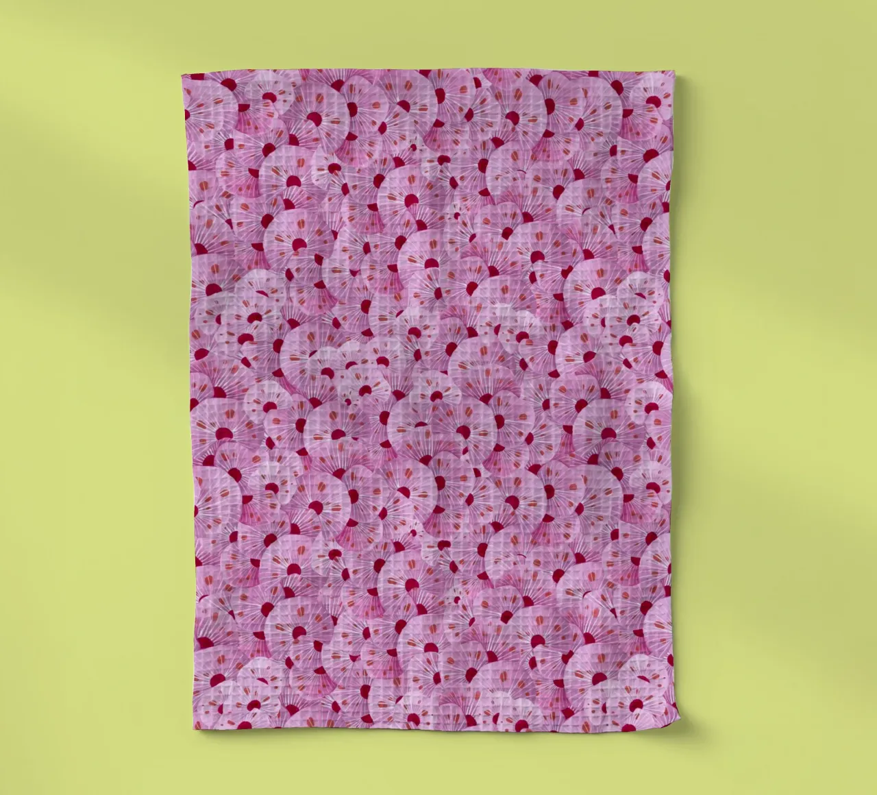 Fantom Fifi Art - Korallenmuster Pink canovaccio da cucina da The Artcircle