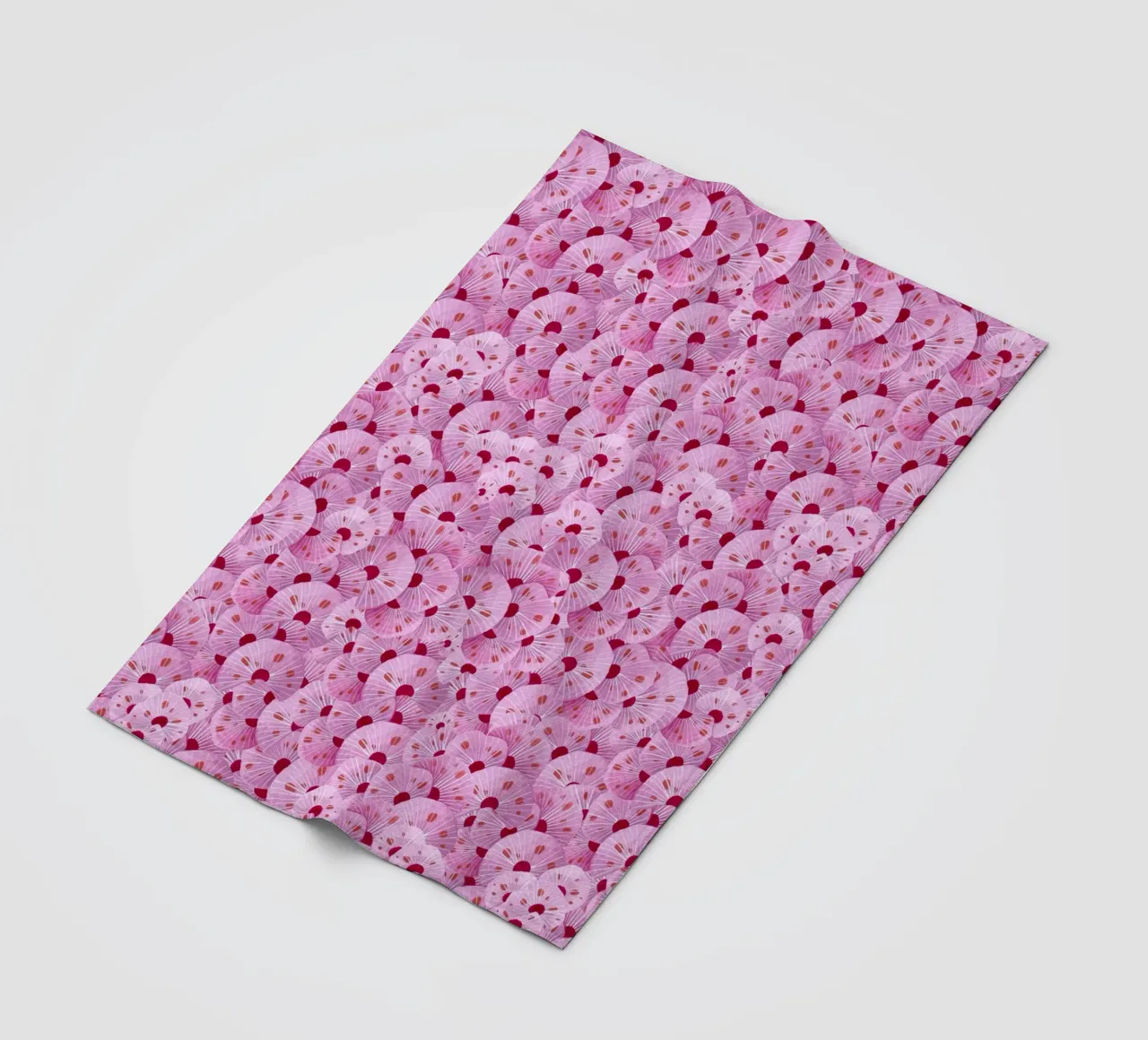 Fantom Fifi Art - Korallenmuster Pink coperta in pile da The Artcircle