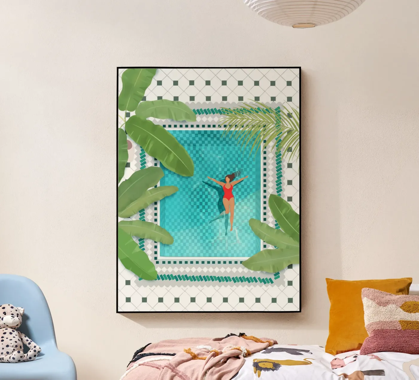 Pool Lady plexiglas de PetrArts