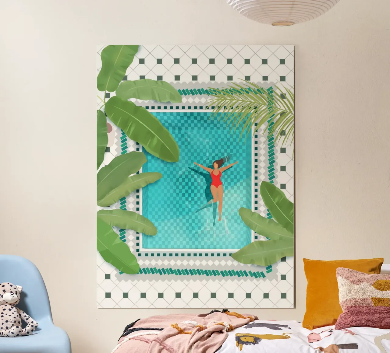 Pool Lady poster da PetrArts