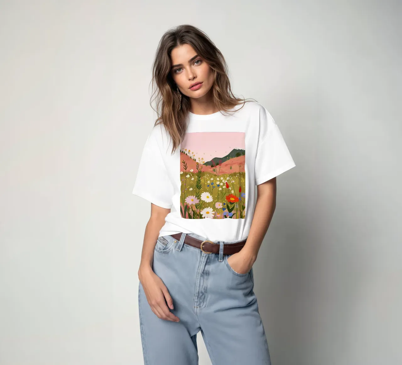Blossoms in the Valley t-shirt by DaarbyN