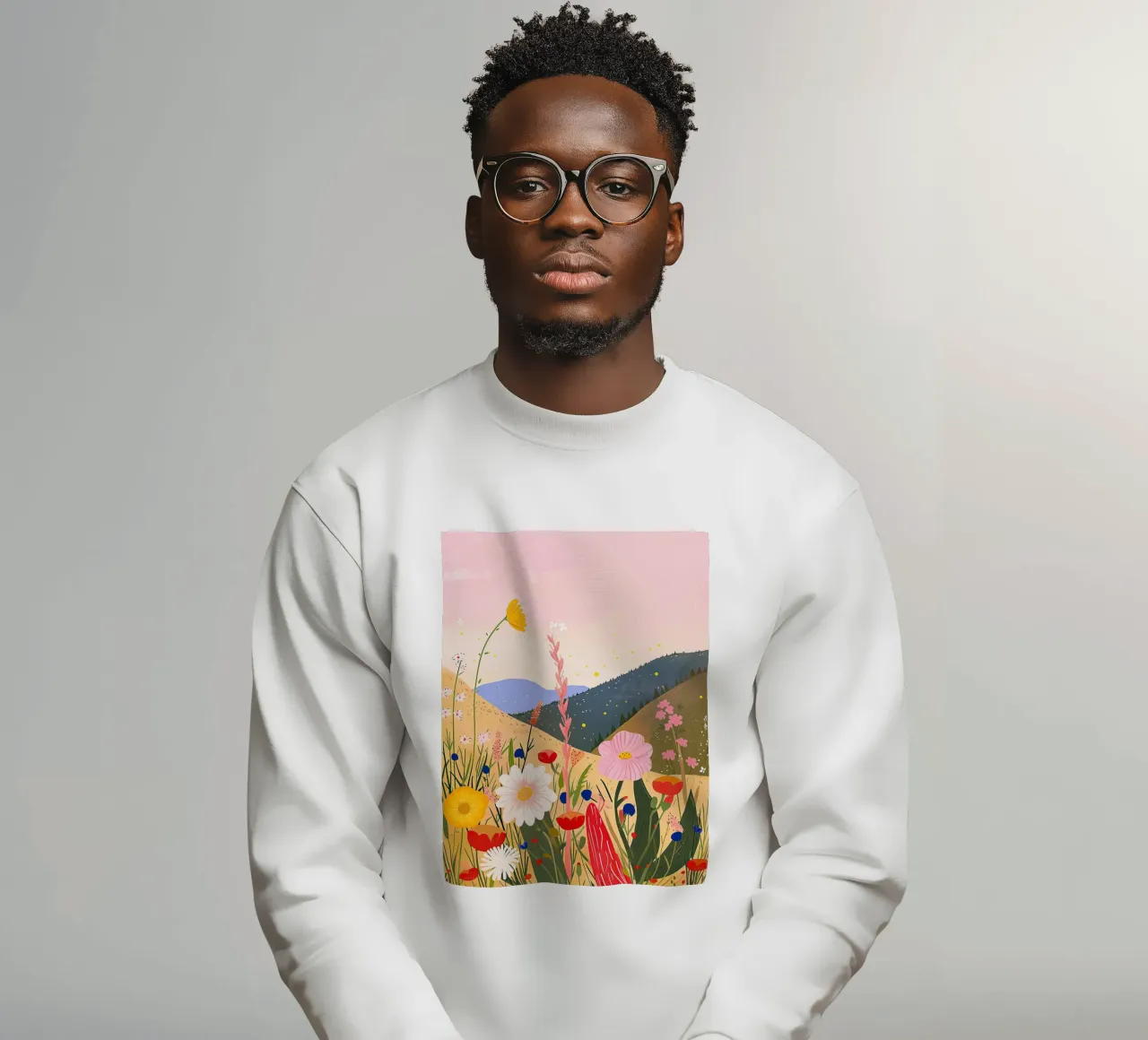 Campo di fiori colorati felpa da DaarbyN