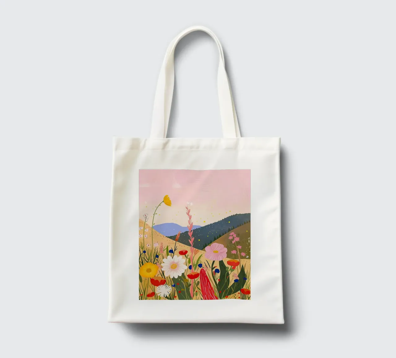 Campo di fiori colorati borsa in juta da DaarbyN