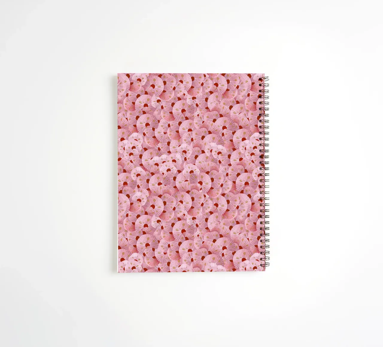 Fantom Fifi Art - Korallenmuster rot spiral notebook by The Artcircle