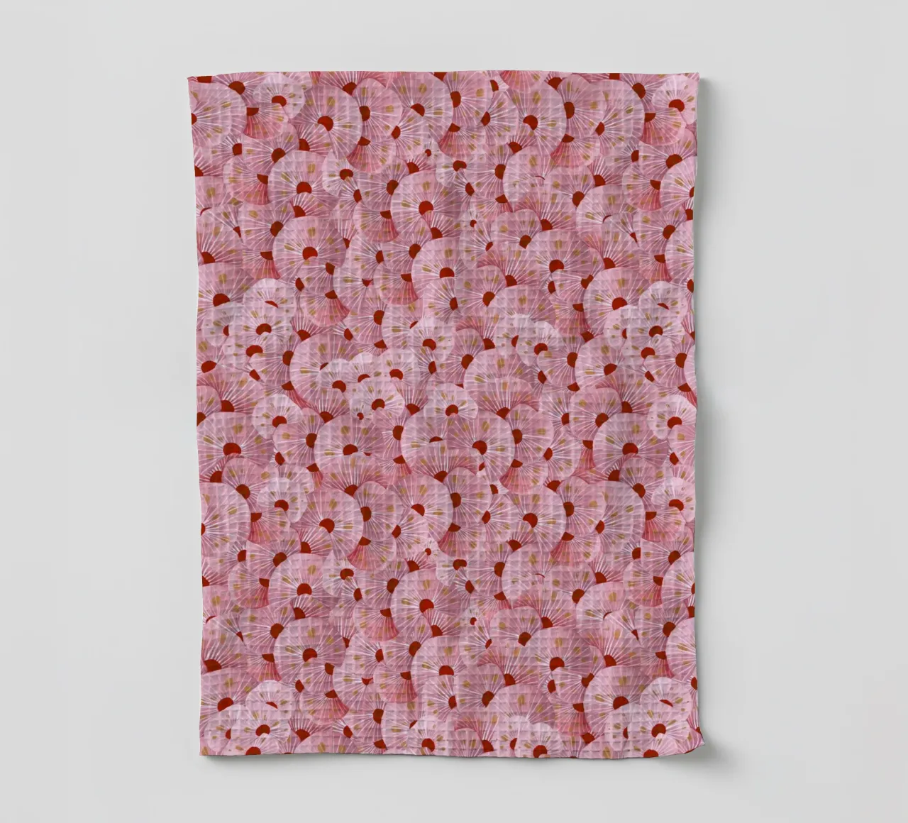 Fantom Fifi Art - Korallenmuster rot canovaccio da cucina da The Artcircle