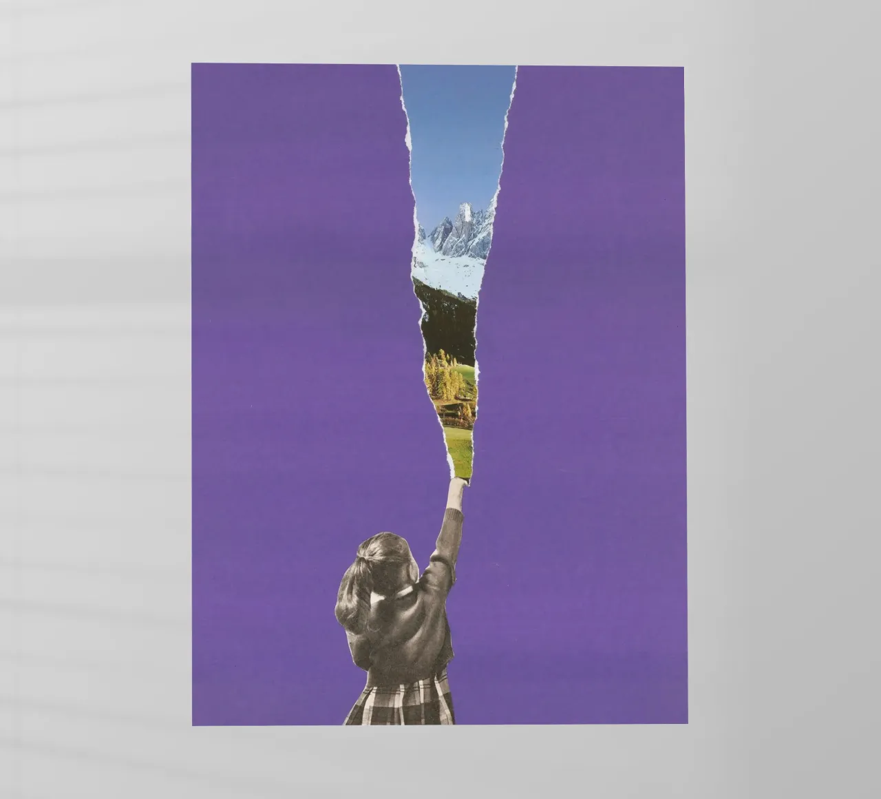 Landscape Torn pellicola backlit da Carlos Quitério