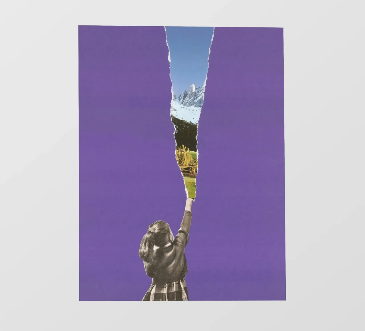 Landscape Torn pellicola backlit da Carlos Quitério