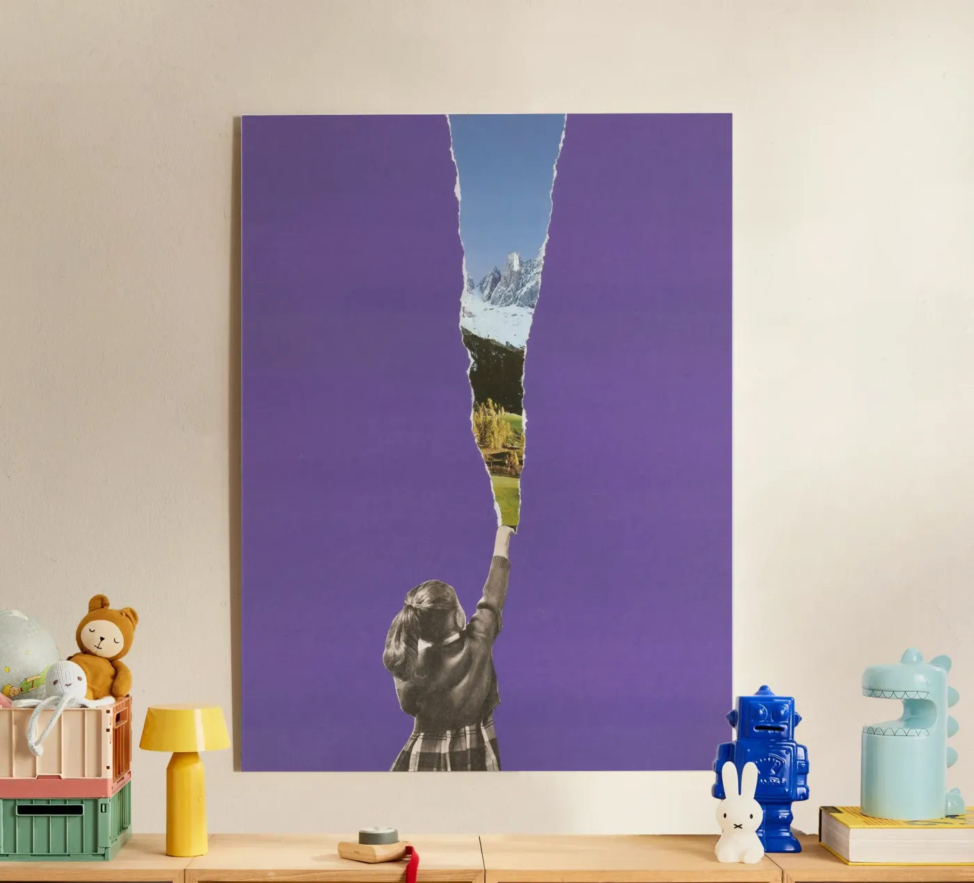 Landscape Torn plexiglass da Carlos Quitério