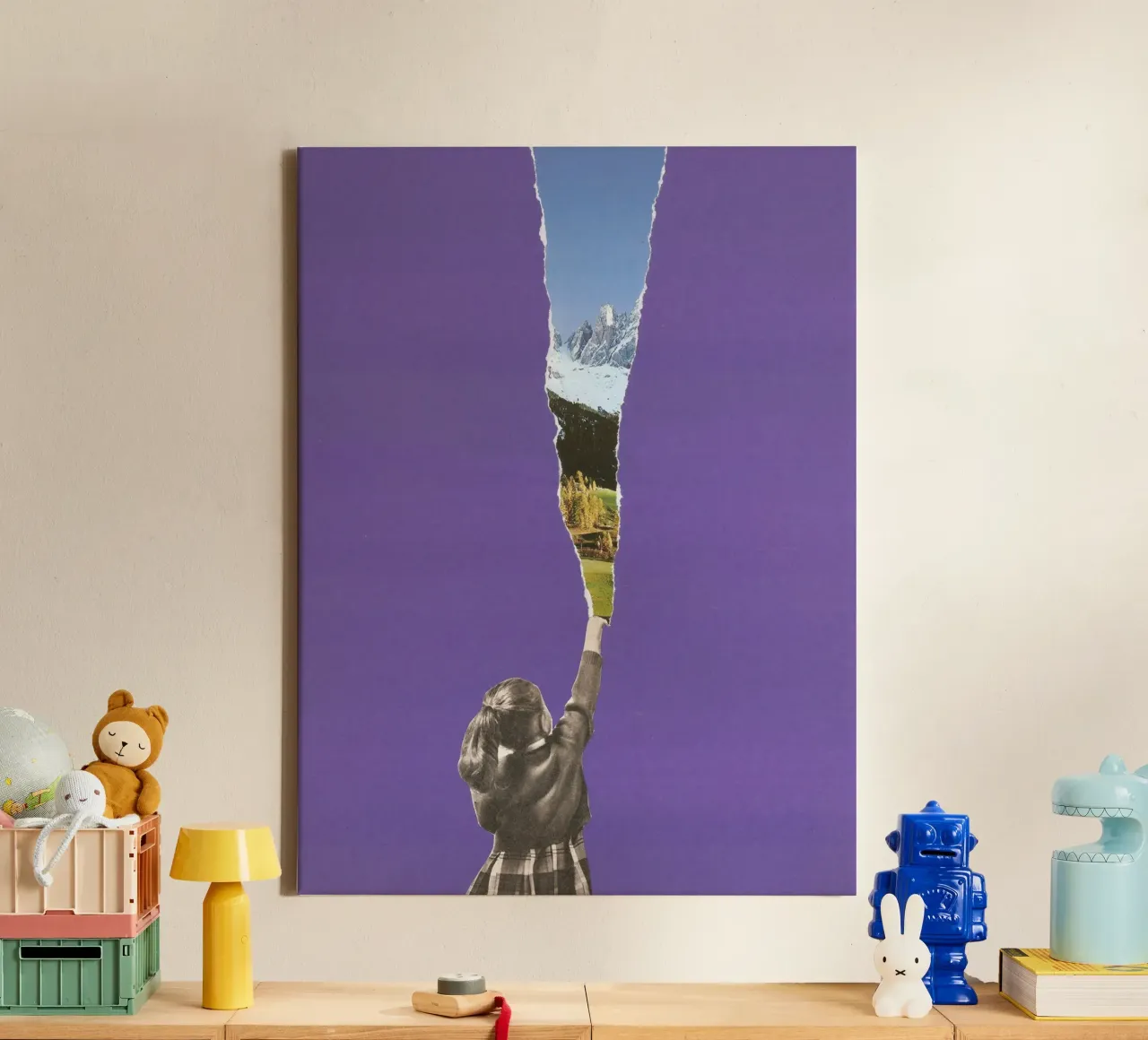 Landscape Torn tela da Carlos Quitério