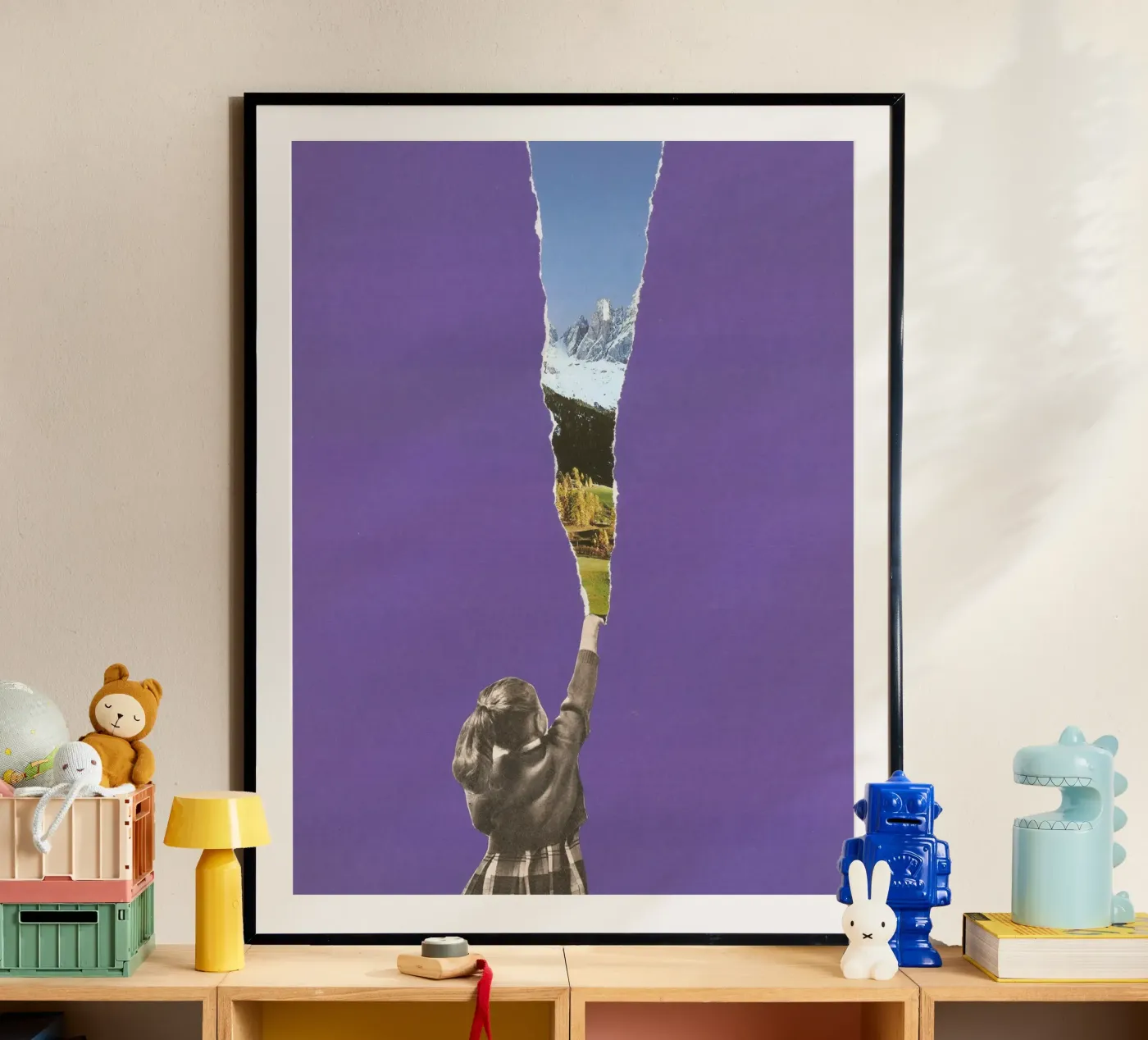 Landscape Torn Poster von Carlos Quitério