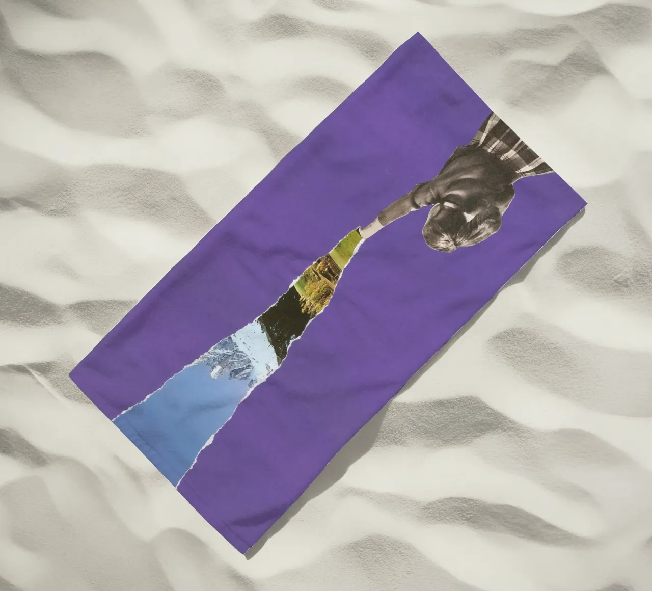 Landscape Torn telo mare da Carlos Quitério