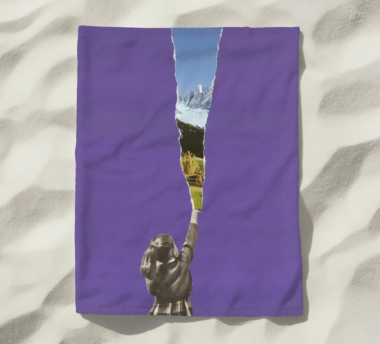 Landscape Torn telo mare da Carlos Quitério