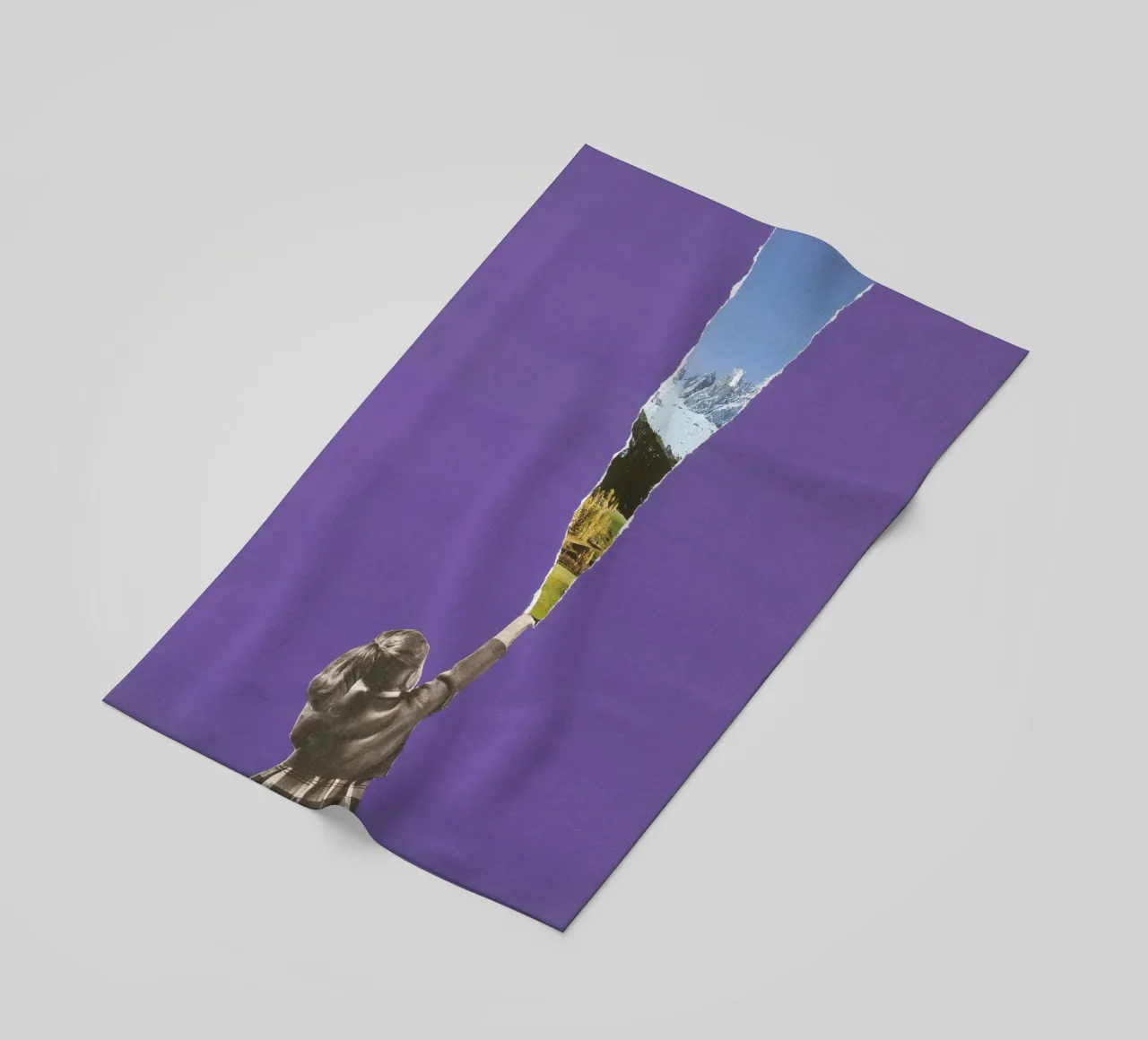 Landscape Torn telo mare da Carlos Quitério