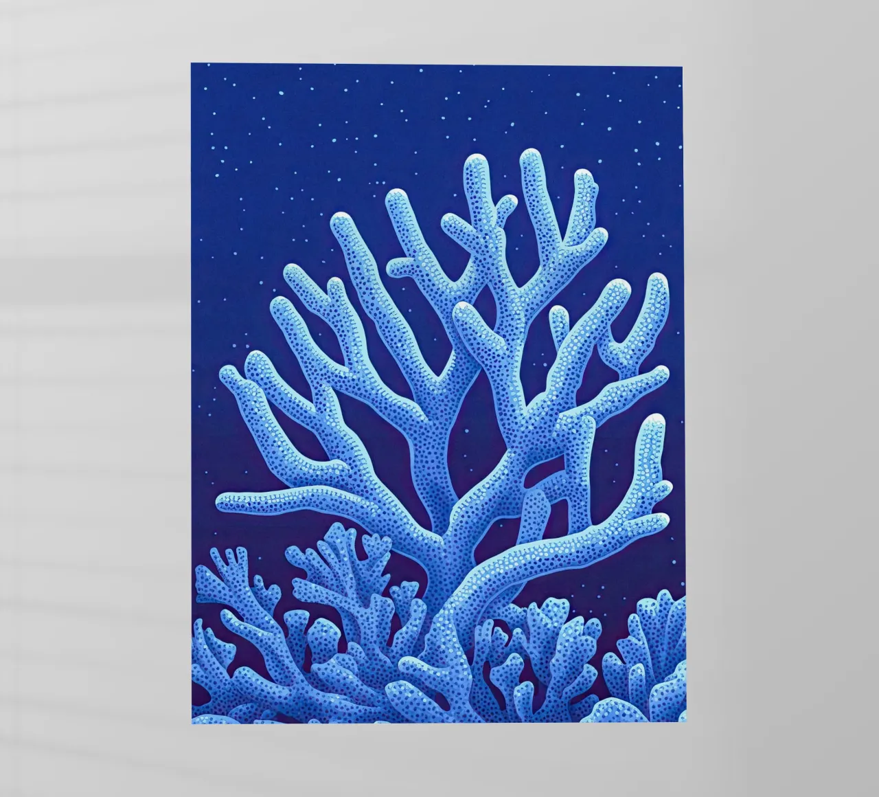 Die Mitternachtskorallen Backlit Folie von The Sea