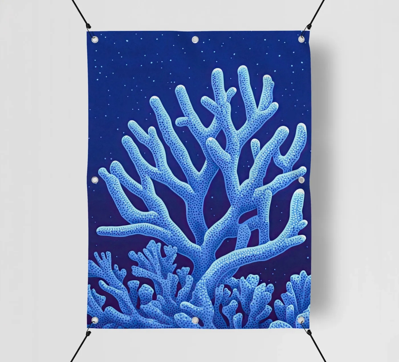 Midnight Corals PVC Plane von The Sea