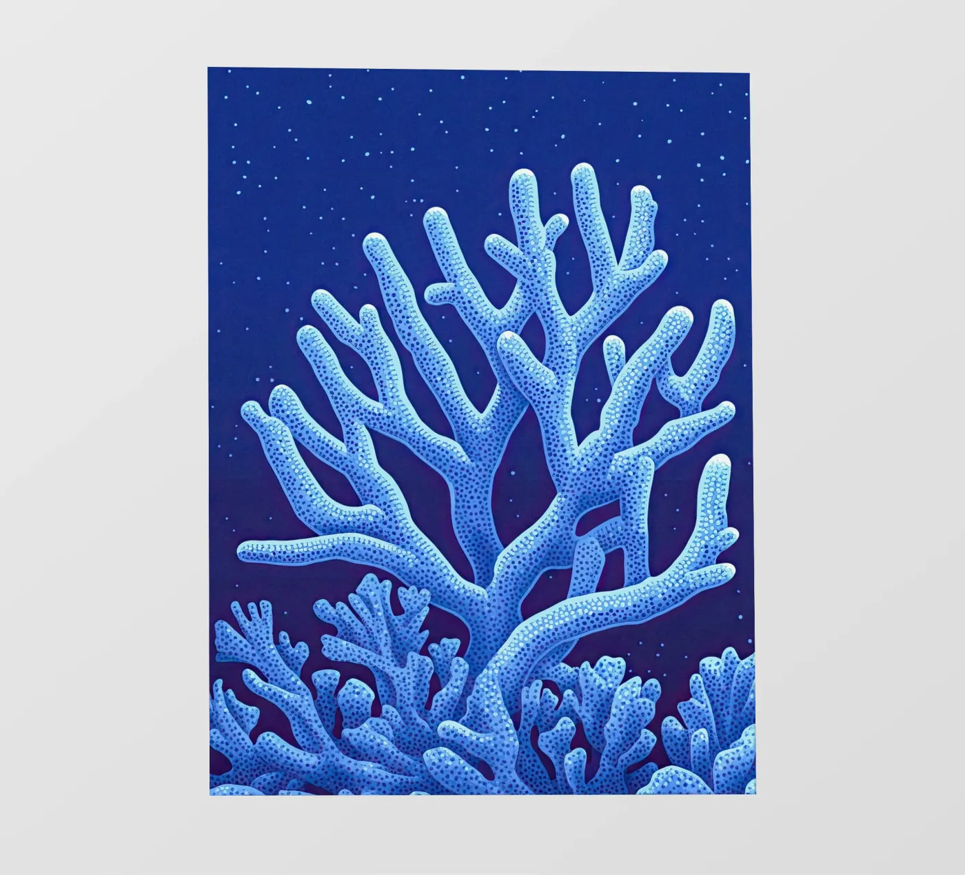 Midnight Corals PVC Plane von The Sea