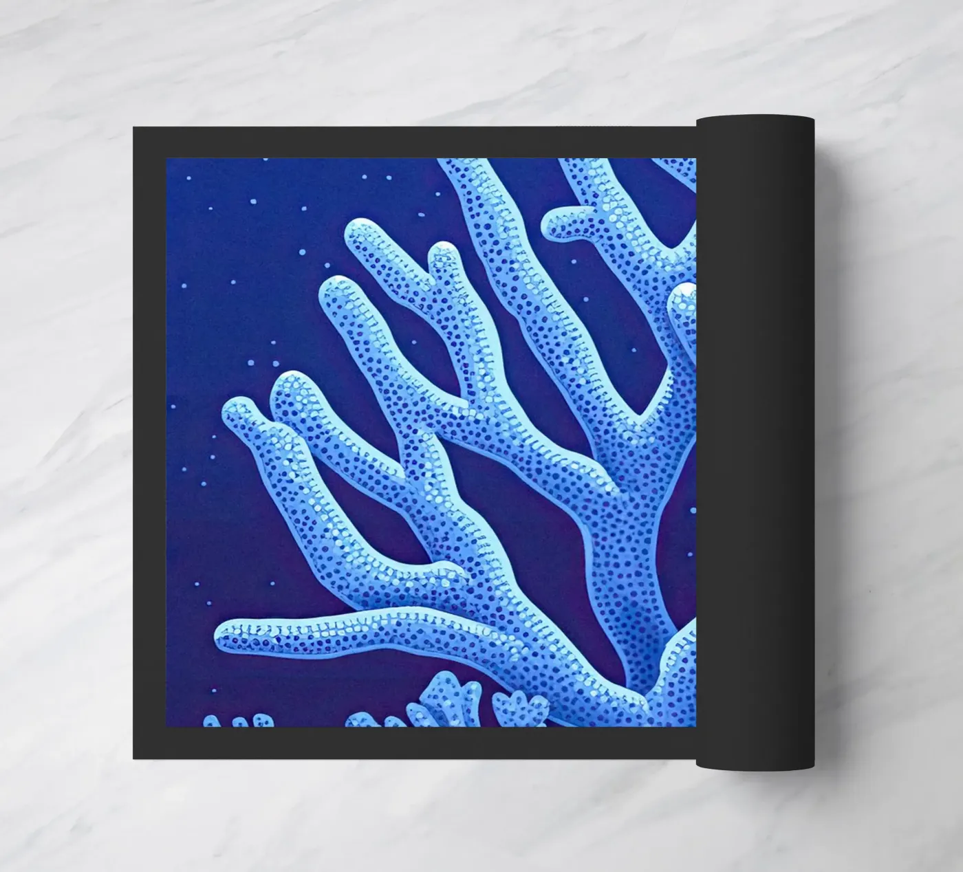 Midnight Corals Fußmatte von The Sea