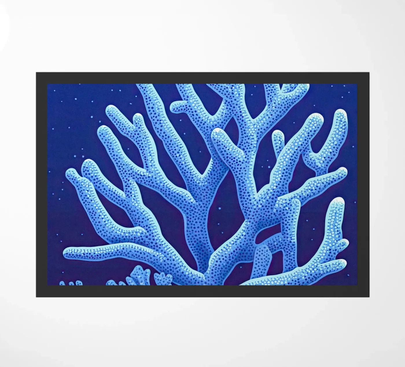 Midnight Corals Fußmatte von The Sea