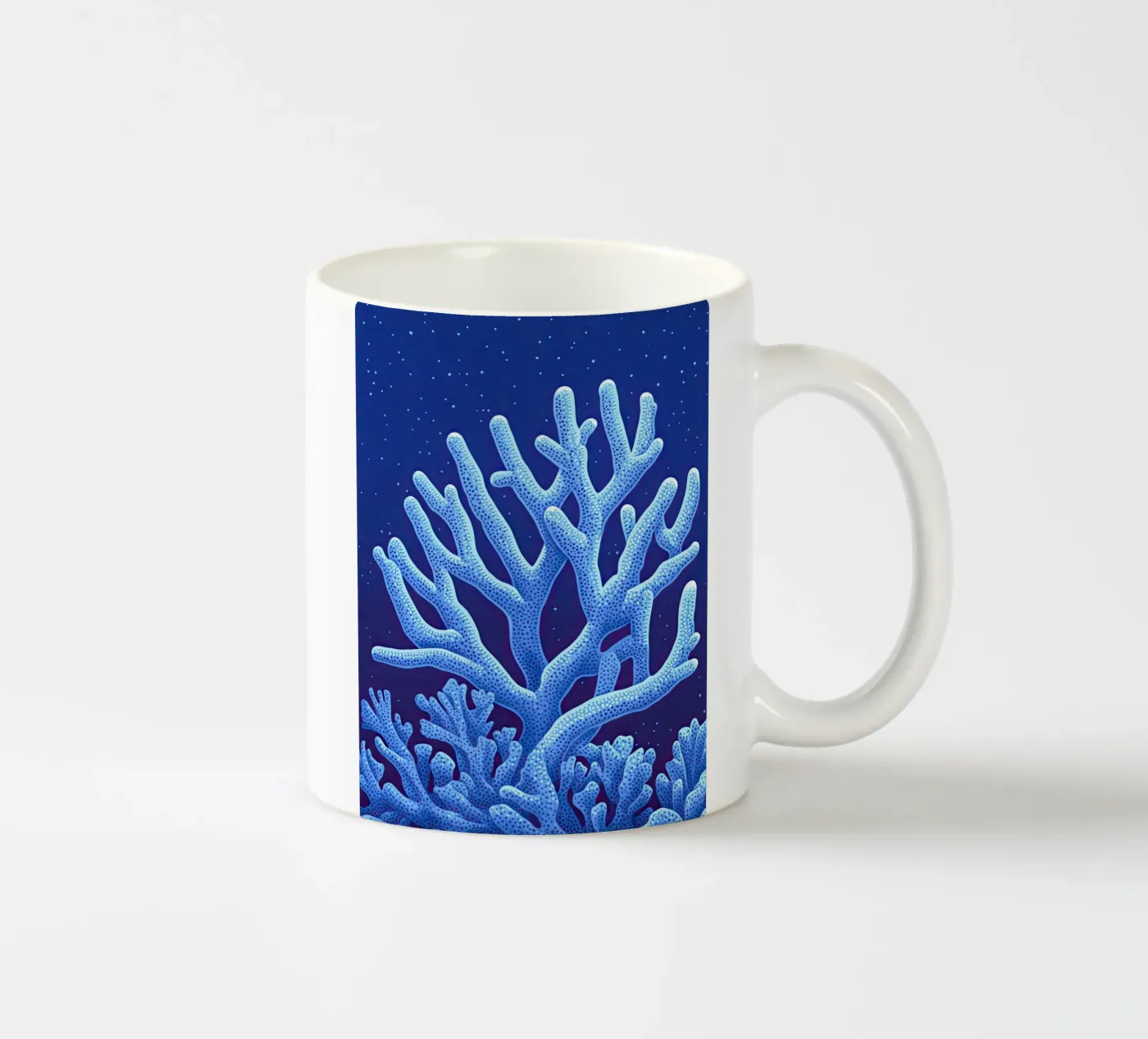 Midnight Corals ceramic mug by The Sea
