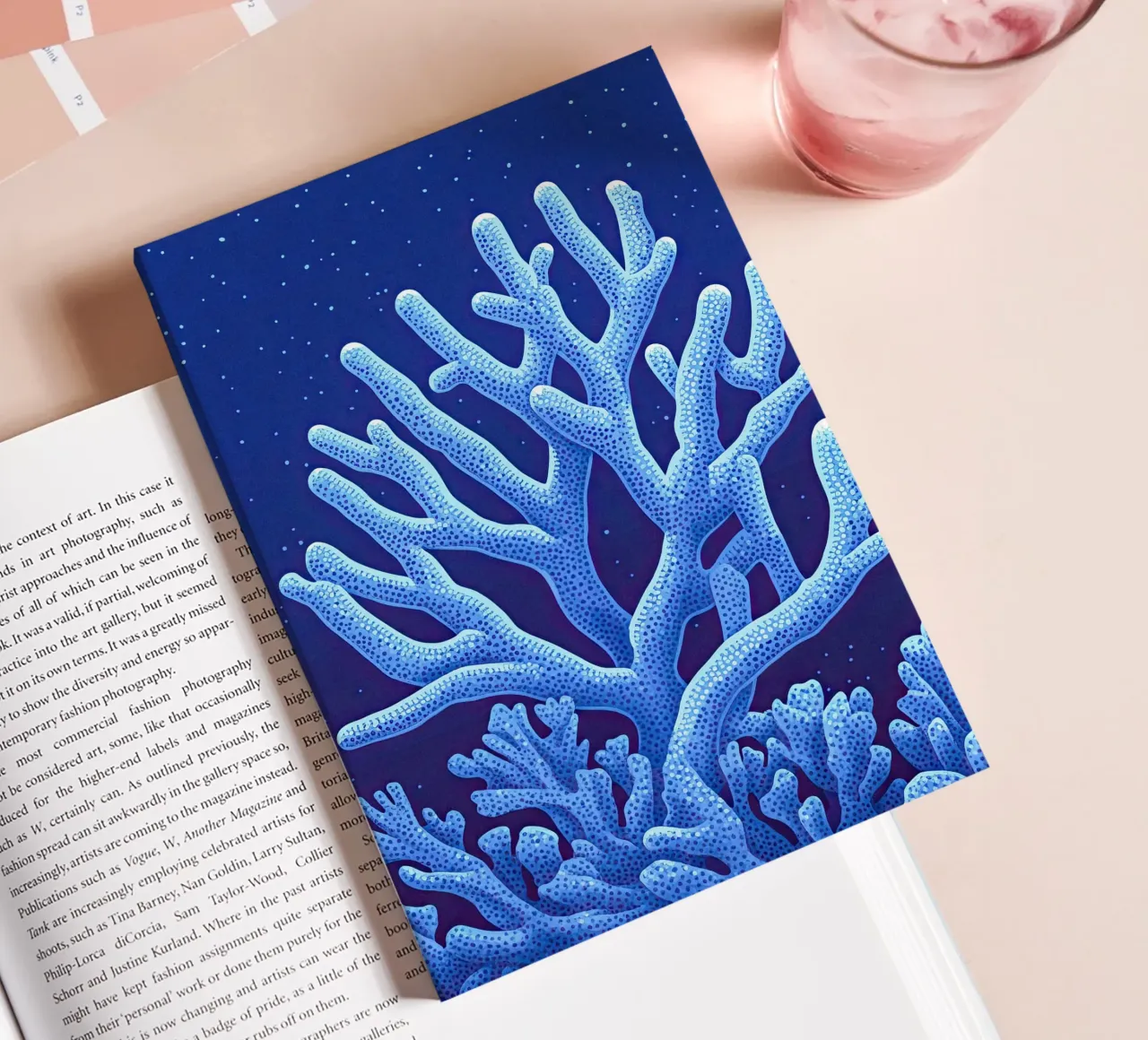 Midnight Corals notebook by The Sea