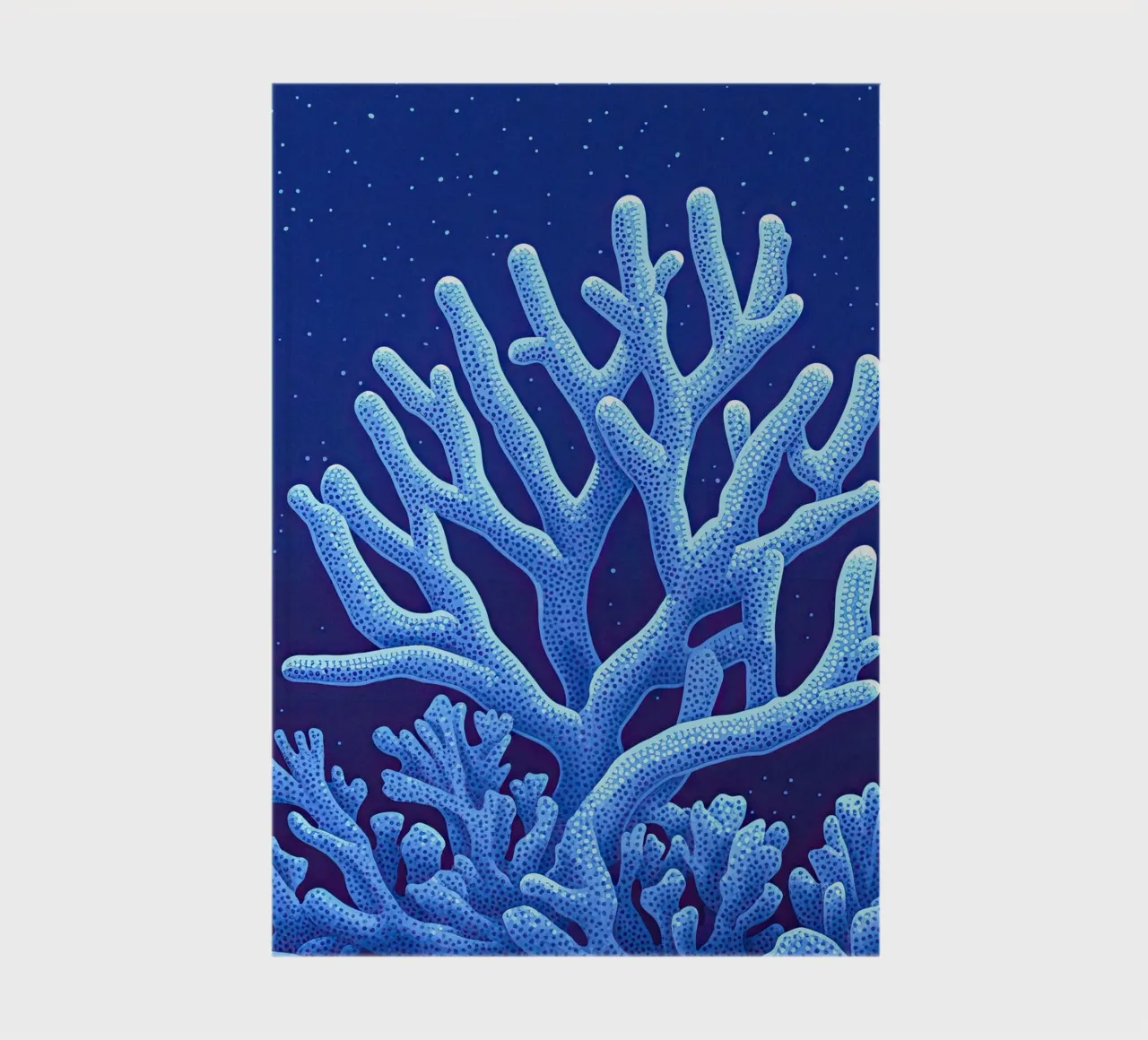 Midnight Corals notebook by The Sea