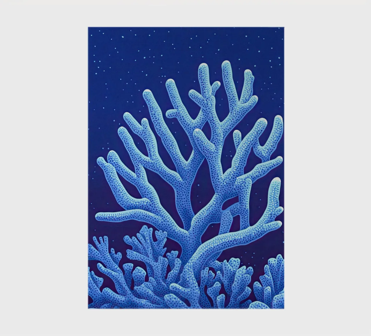 Midnight Corals notebook by The Sea