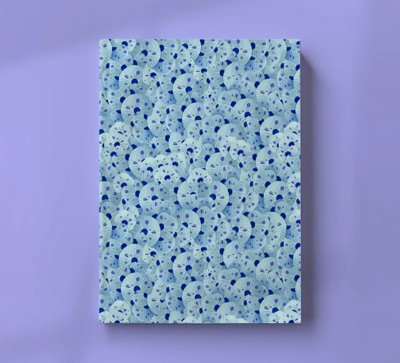 Fantom Fifi Art - Korallenmuster blau notebook by The Artcircle