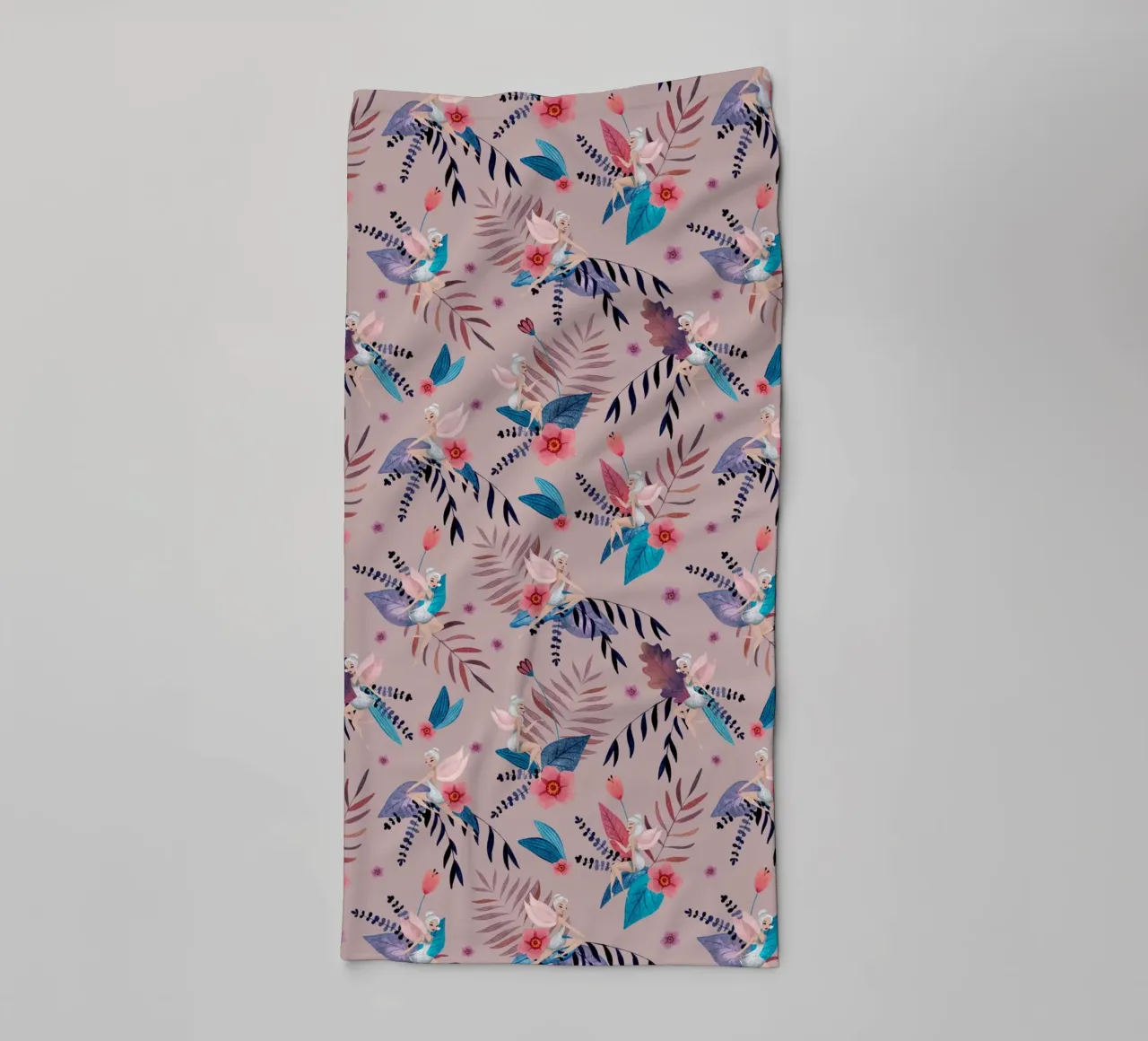 Fantom Fifi Art - Feenmuster Latte Macciato asciugamano da bagno da The Artcircle