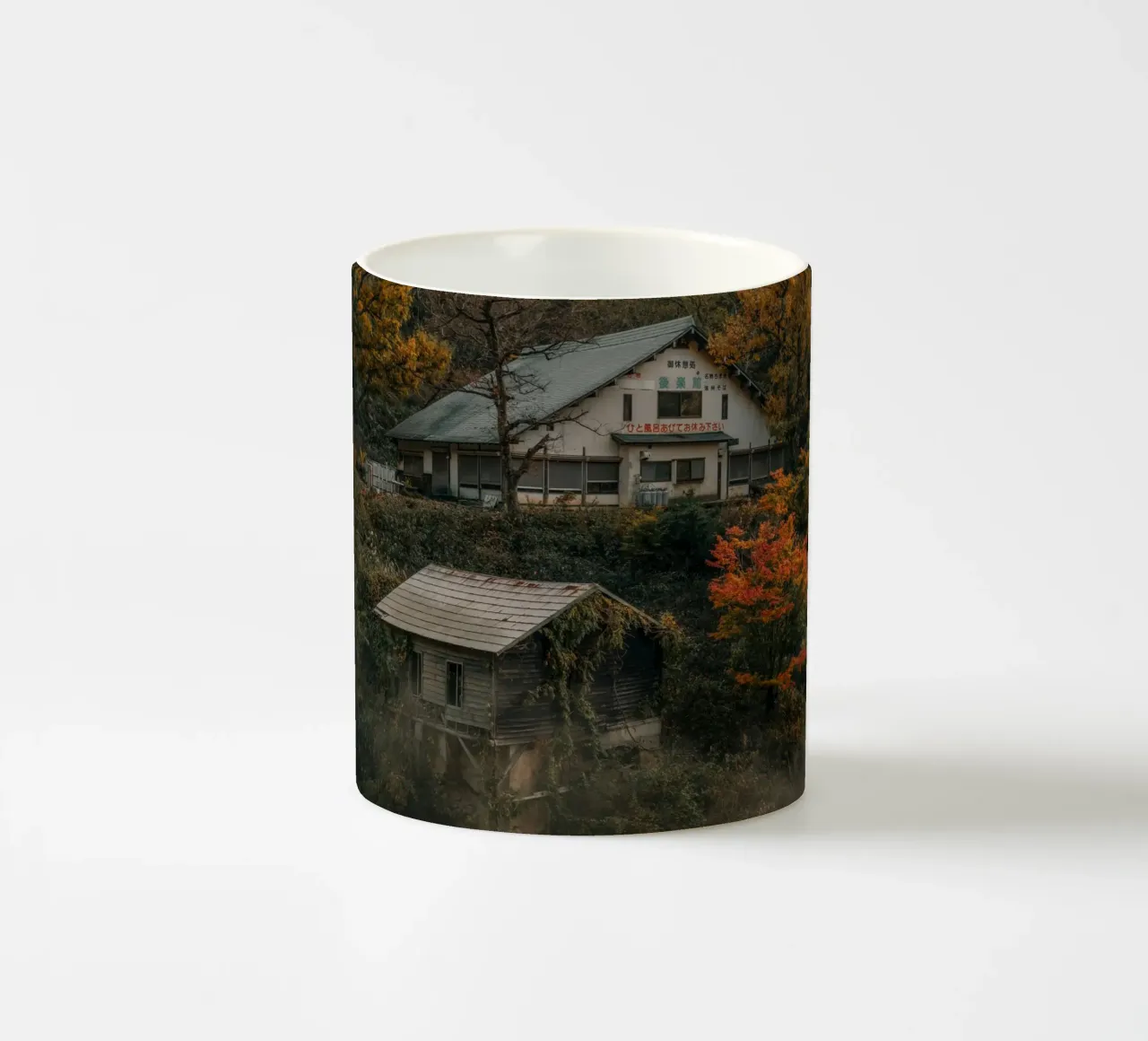 Primavera calda d'autunno a Nagano, Giappone tazza in ceramica da Marcel Bisig