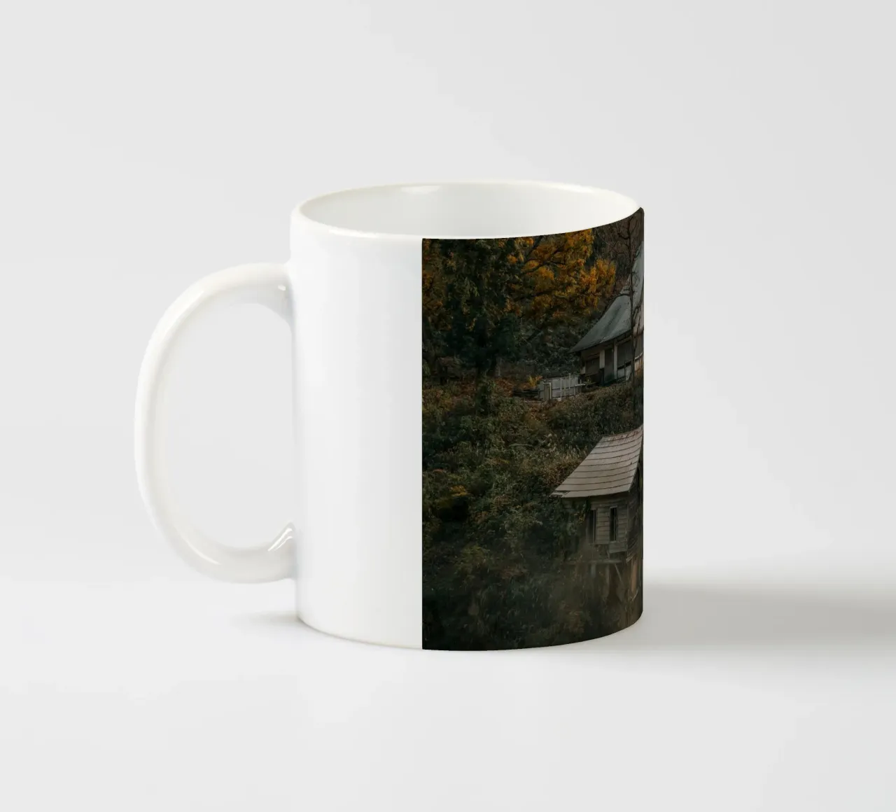 Primavera calda d'autunno a Nagano, Giappone tazza in ceramica da Marcel Bisig