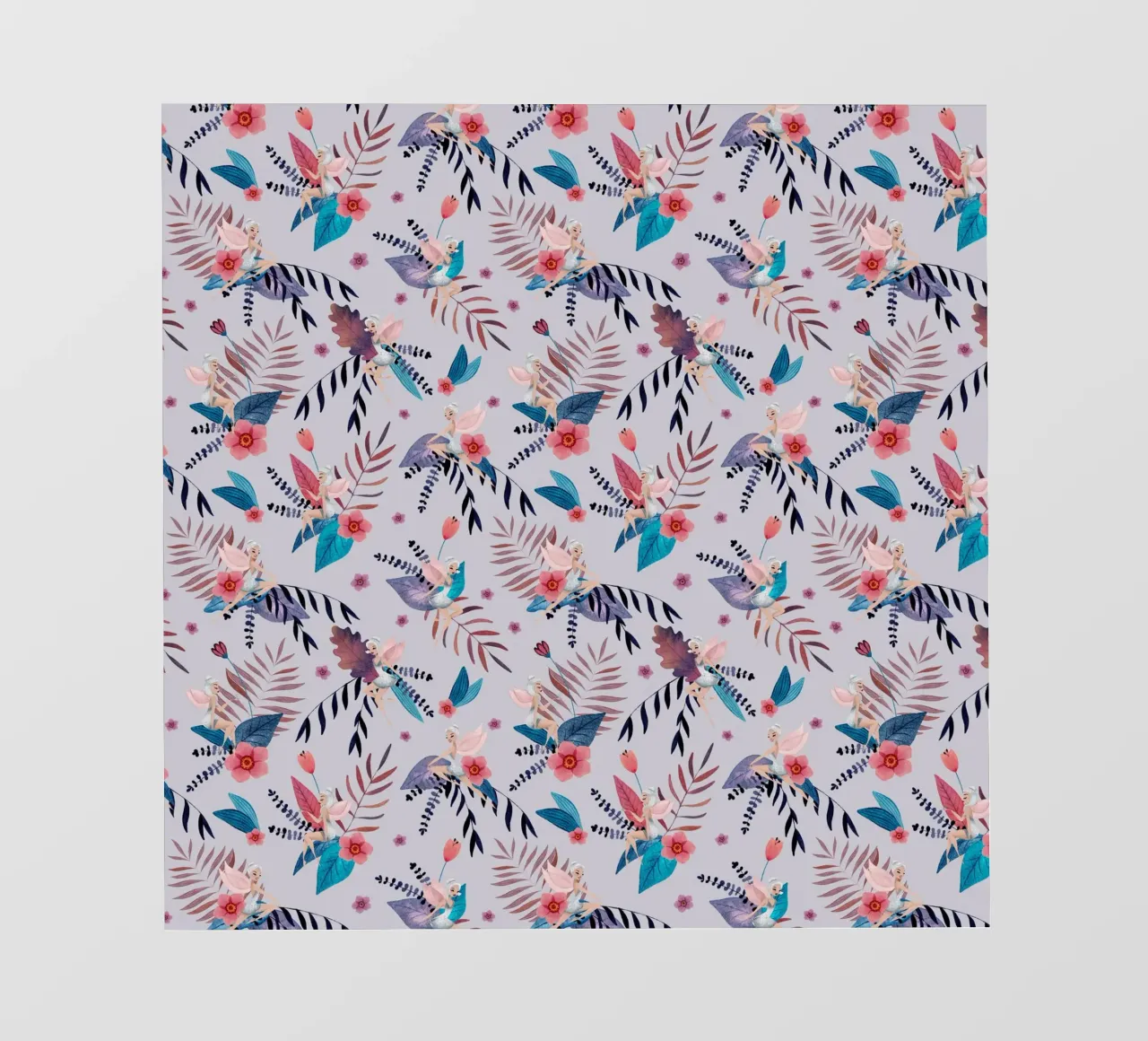 Fantom Fifi Art - Feenmuster Mauve telo in pvc da The Artcircle