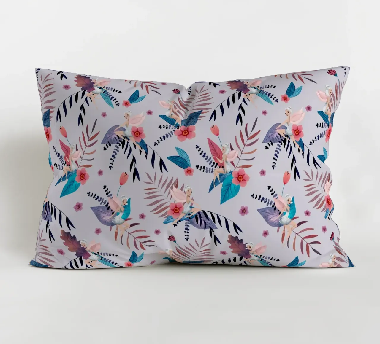 Fantom Fifi Art - Feenmuster Mauve cuscino da The Artcircle