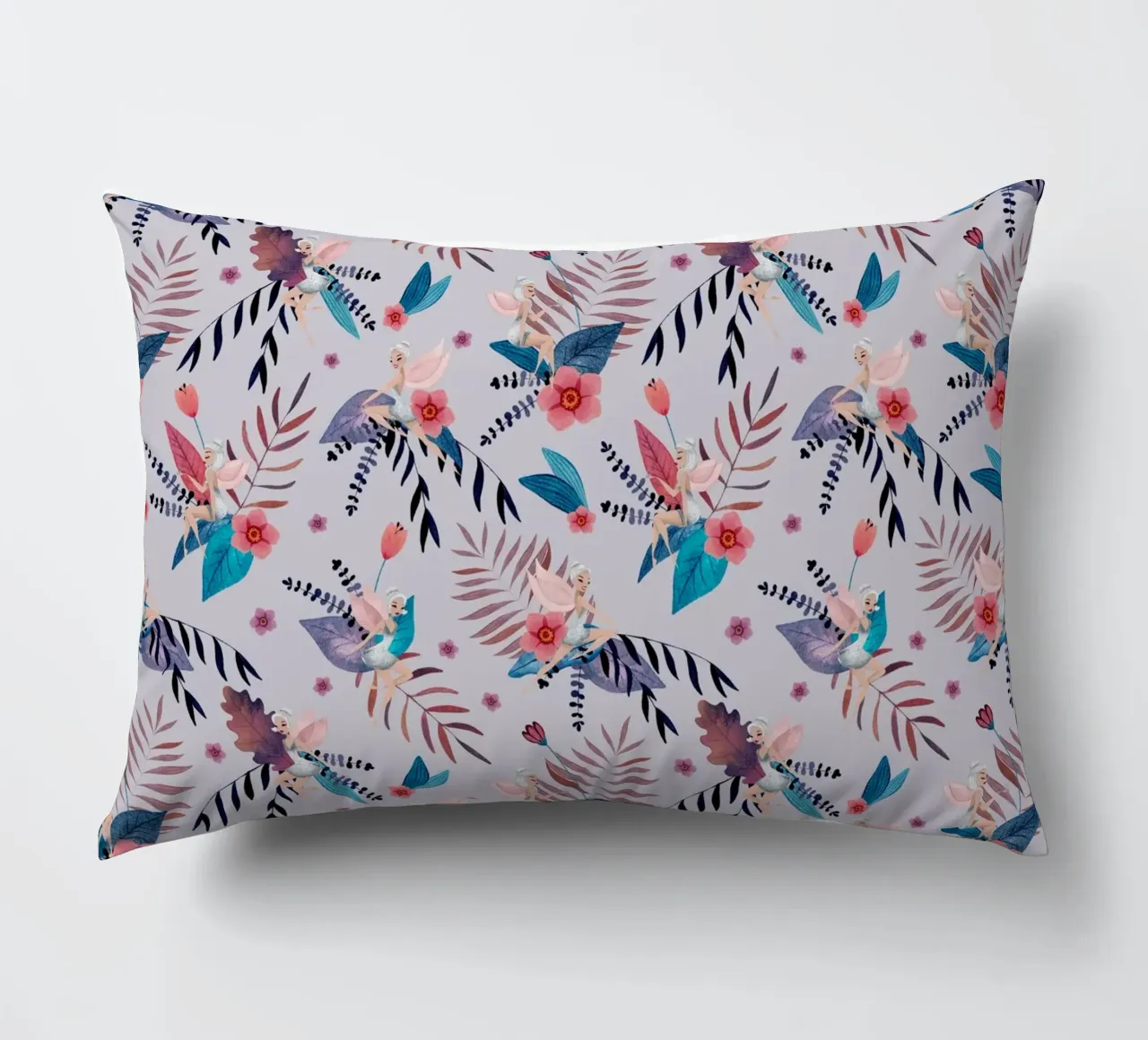 Fantom Fifi Art - Feenmuster Mauve cuscino da The Artcircle
