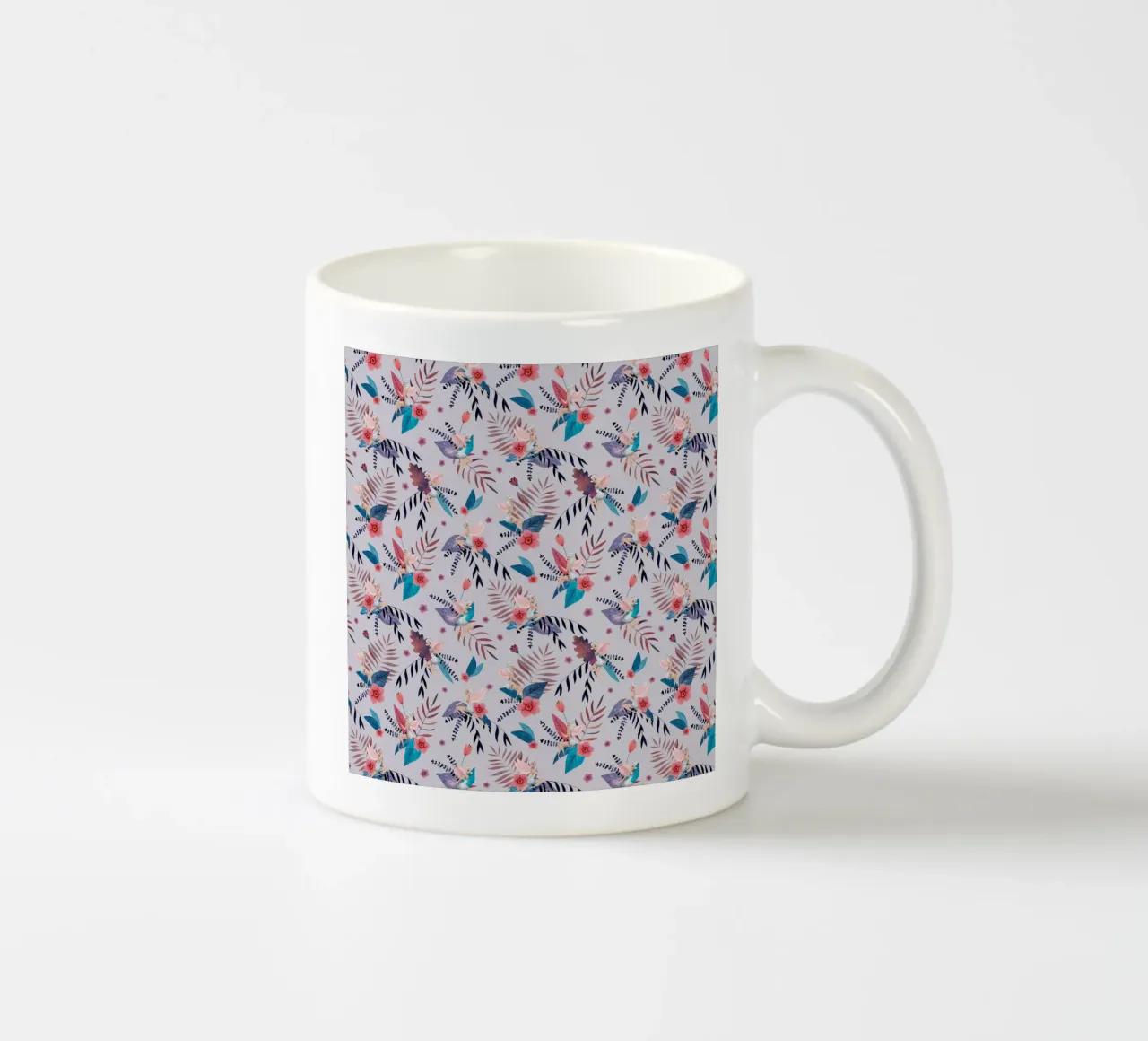 Fantom Fifi Art - Feenmuster Mauve tazza in ceramica da The Artcircle