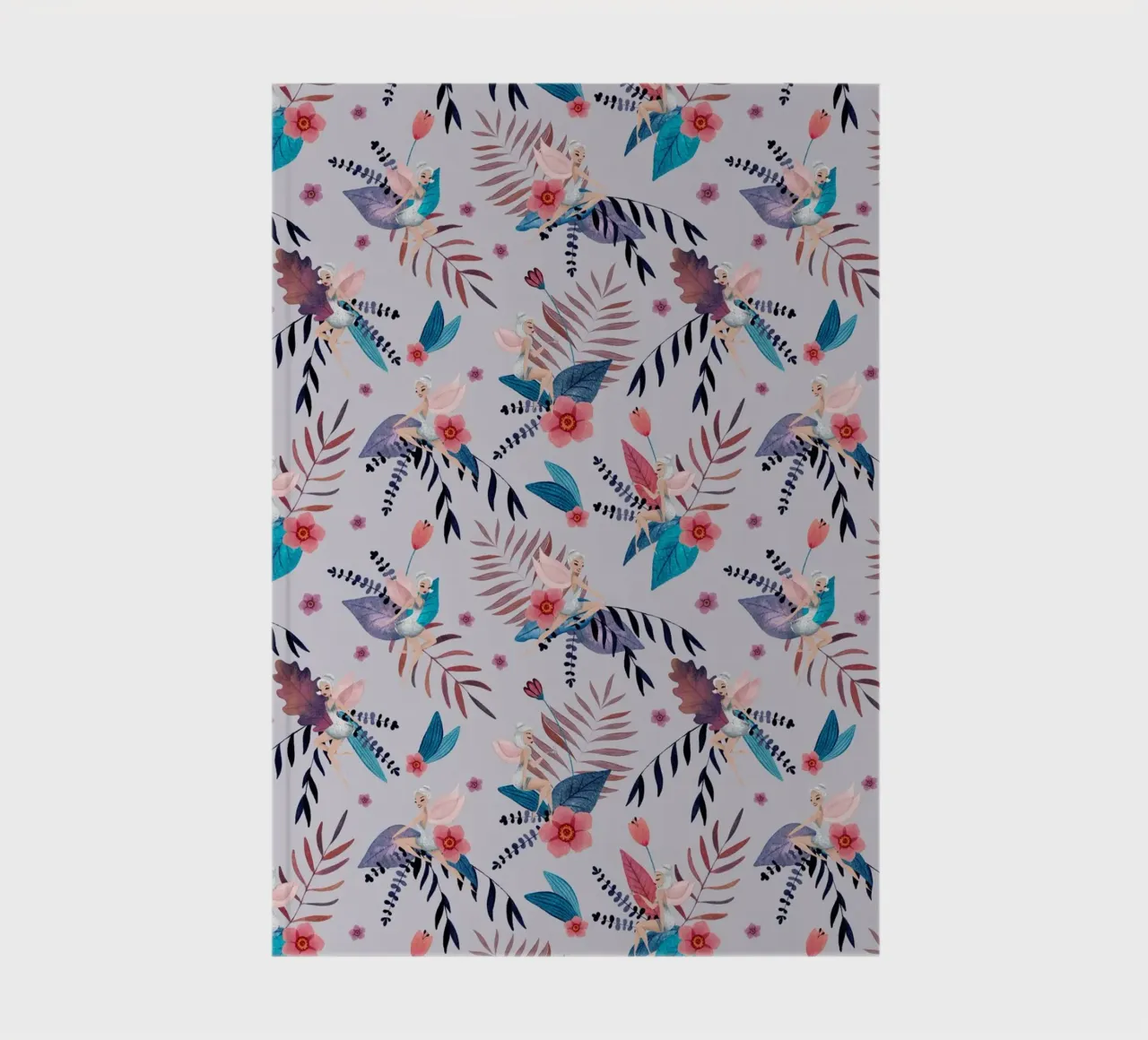 Fantom Fifi Art - Feenmuster Mauve notebook by The Artcircle