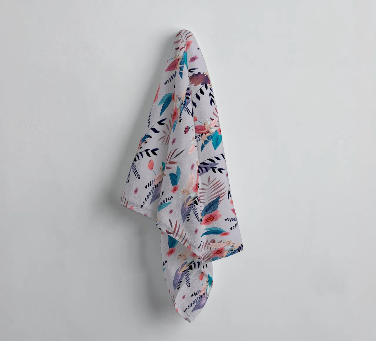 Fantom Fifi Art - Feenmuster Mauve asciugamano da bagno da The Artcircle