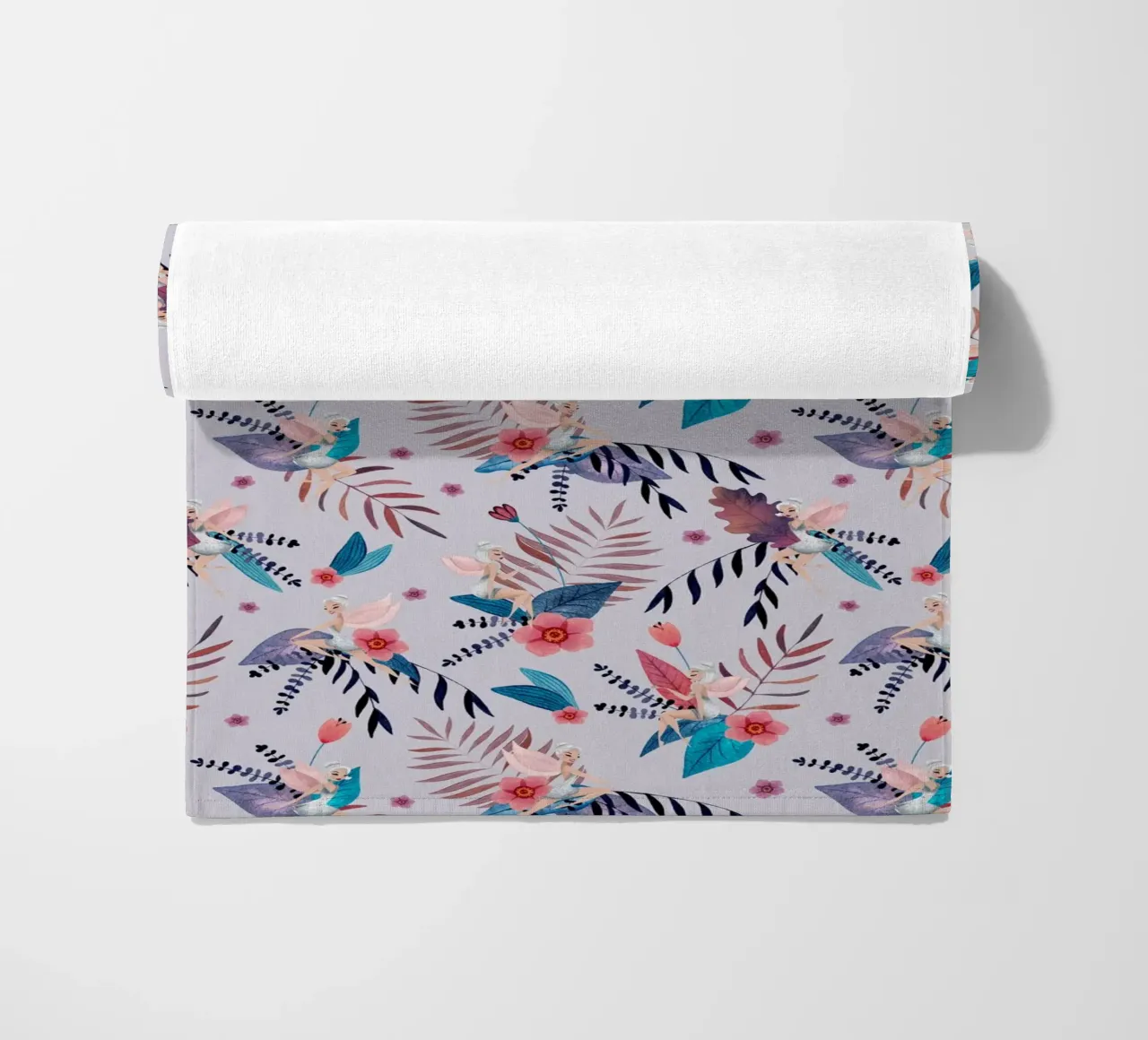 Fantom Fifi Art - Feenmuster Mauve telo mare da The Artcircle