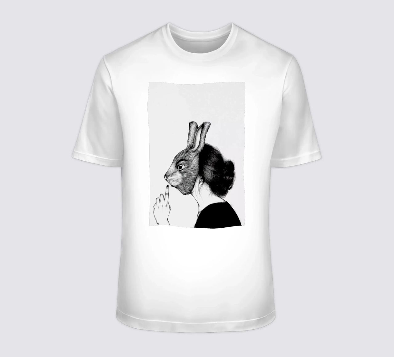 Peculiar Rabbit t-shirt da The White Deer