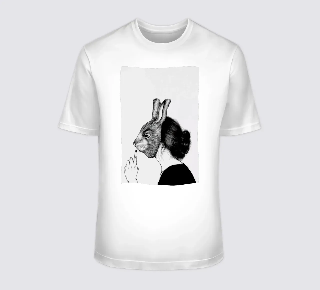 Peculiar Rabbit camiseta de The White Deer