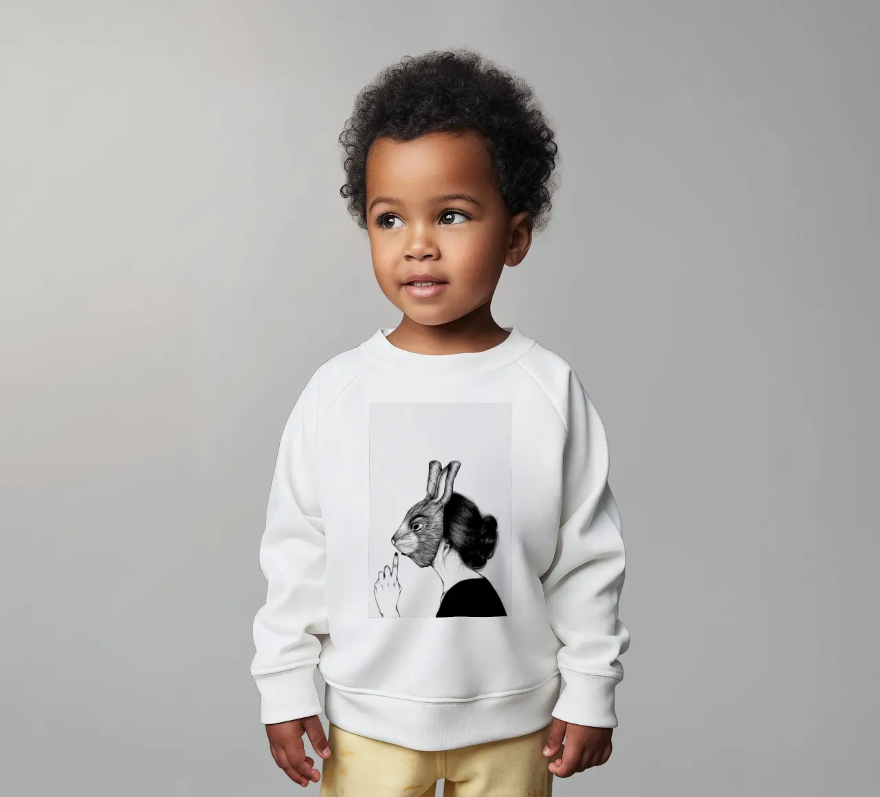 Peculiar Rabbit felpa neonato da The White Deer