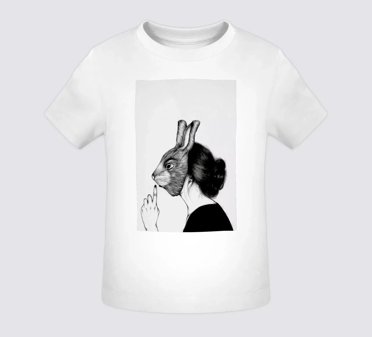 Peculiar Rabbit maglietta neonato da The White Deer