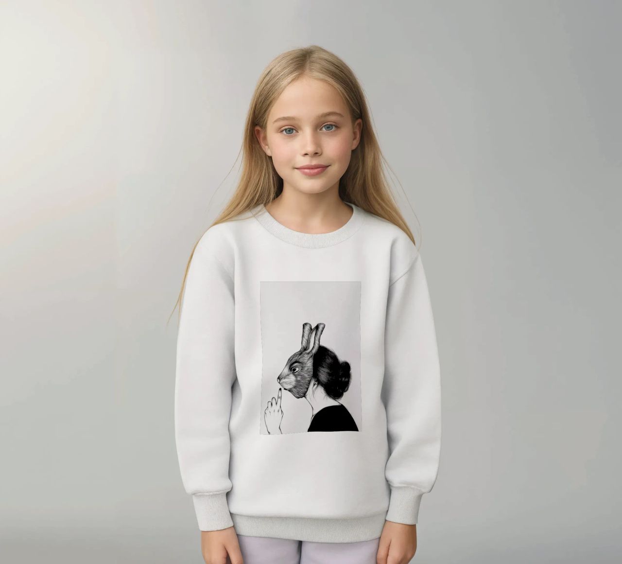 Peculiar Rabbit felpa bambino da The White Deer
