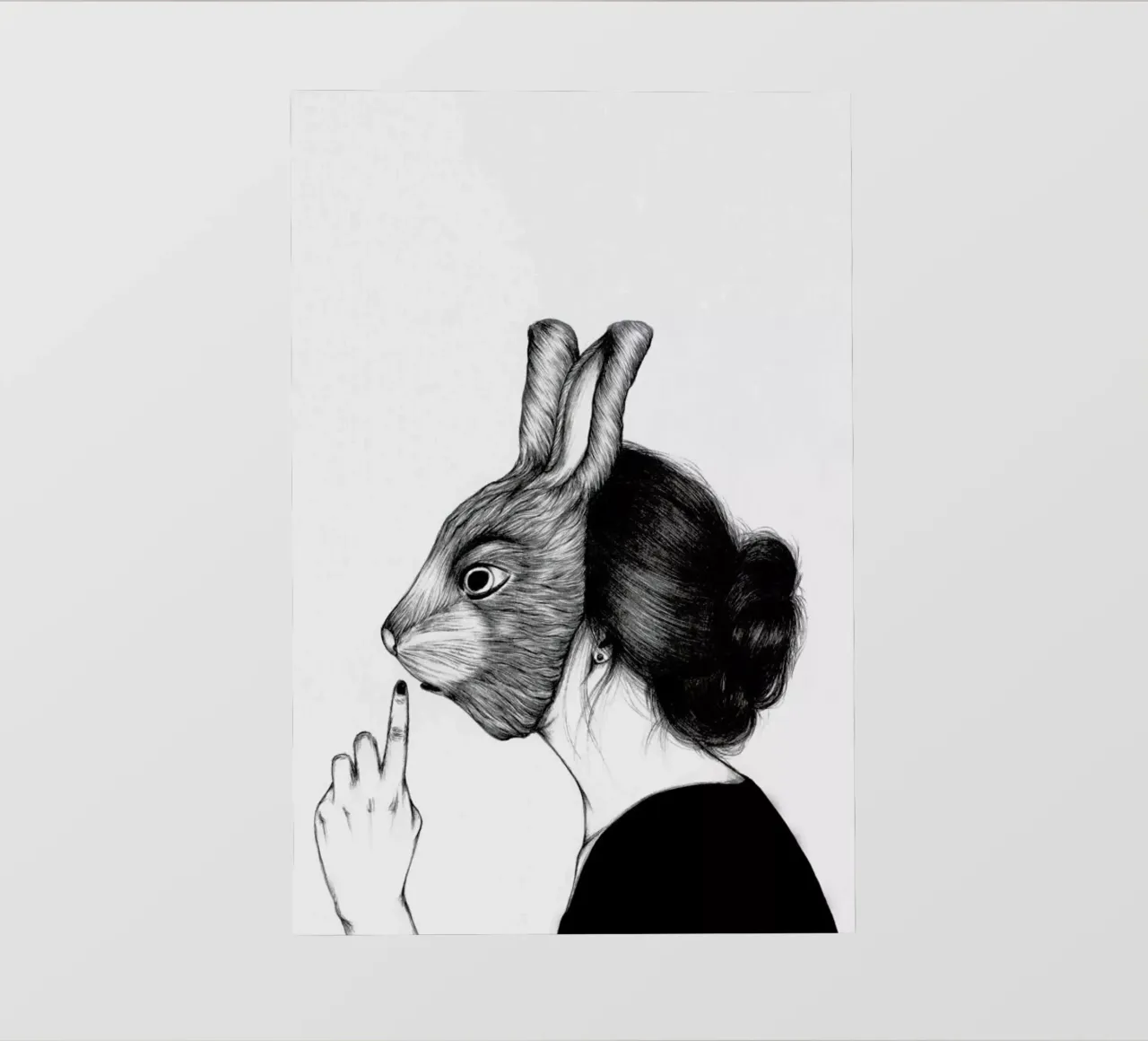 Peculiar Rabbit telo in pvc da The White Deer