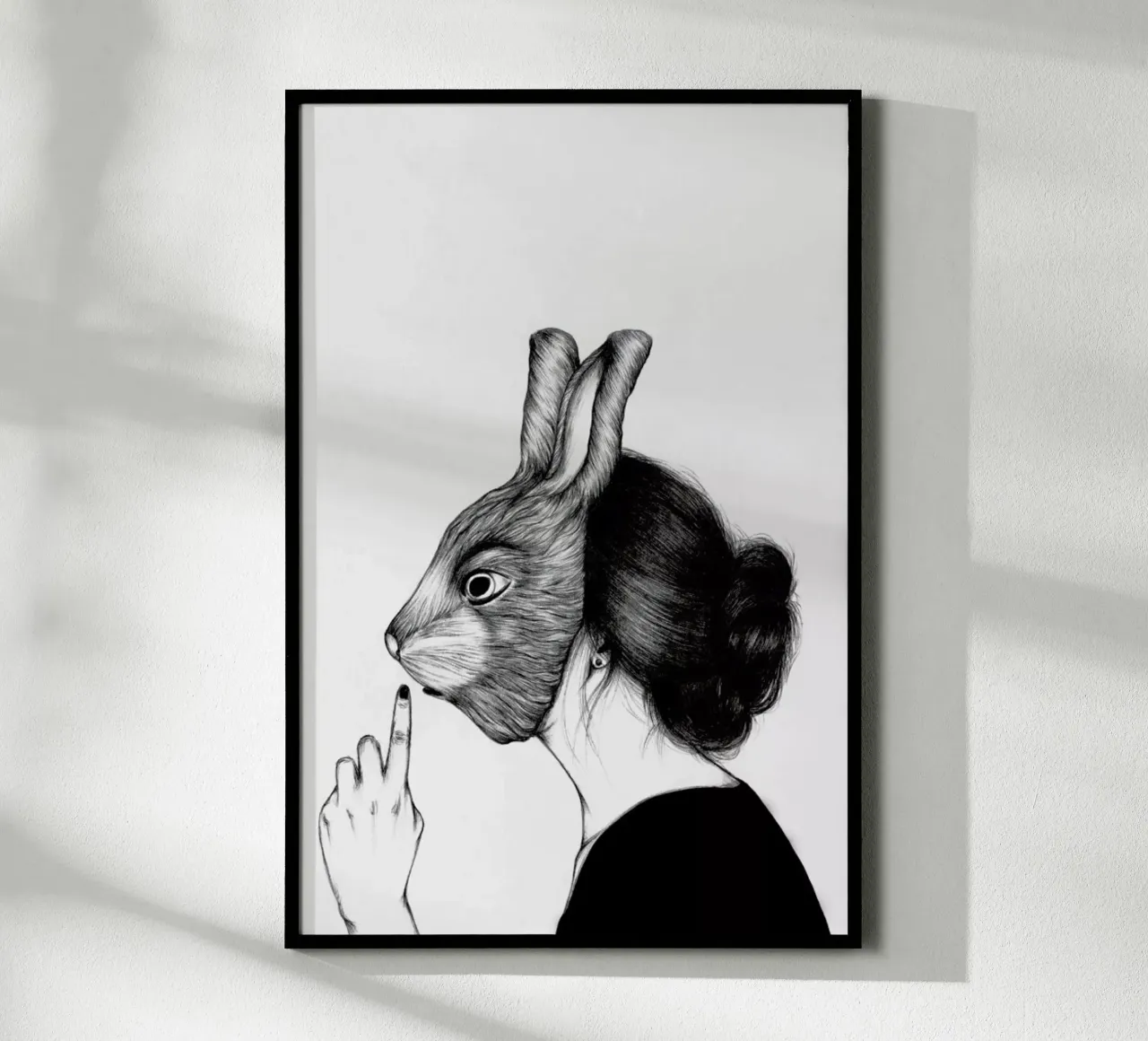Peculiar Rabbit carta hahnemühle da The White Deer