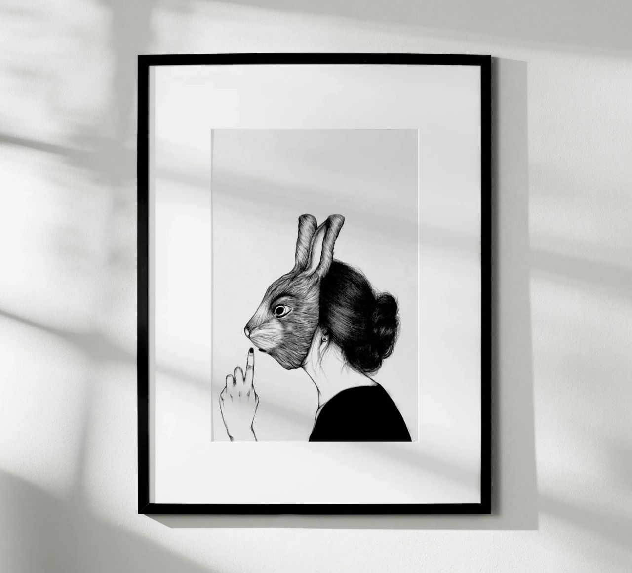 Peculiar Rabbit carta hahnemühle da The White Deer