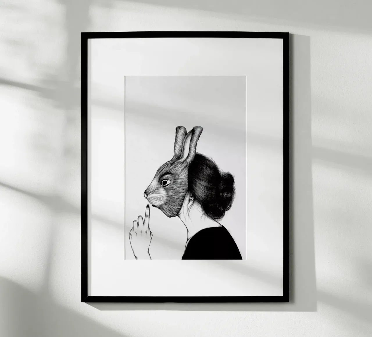 Peculiar Rabbit carta hahnemühle da The White Deer