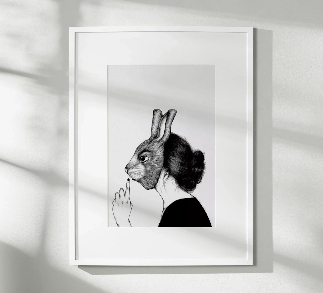 Peculiar Rabbit carta hahnemühle da The White Deer