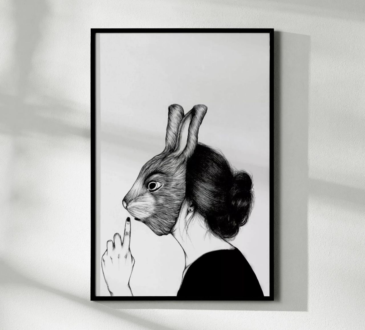 Peculiar Rabbit carta hahnemühle da The White Deer