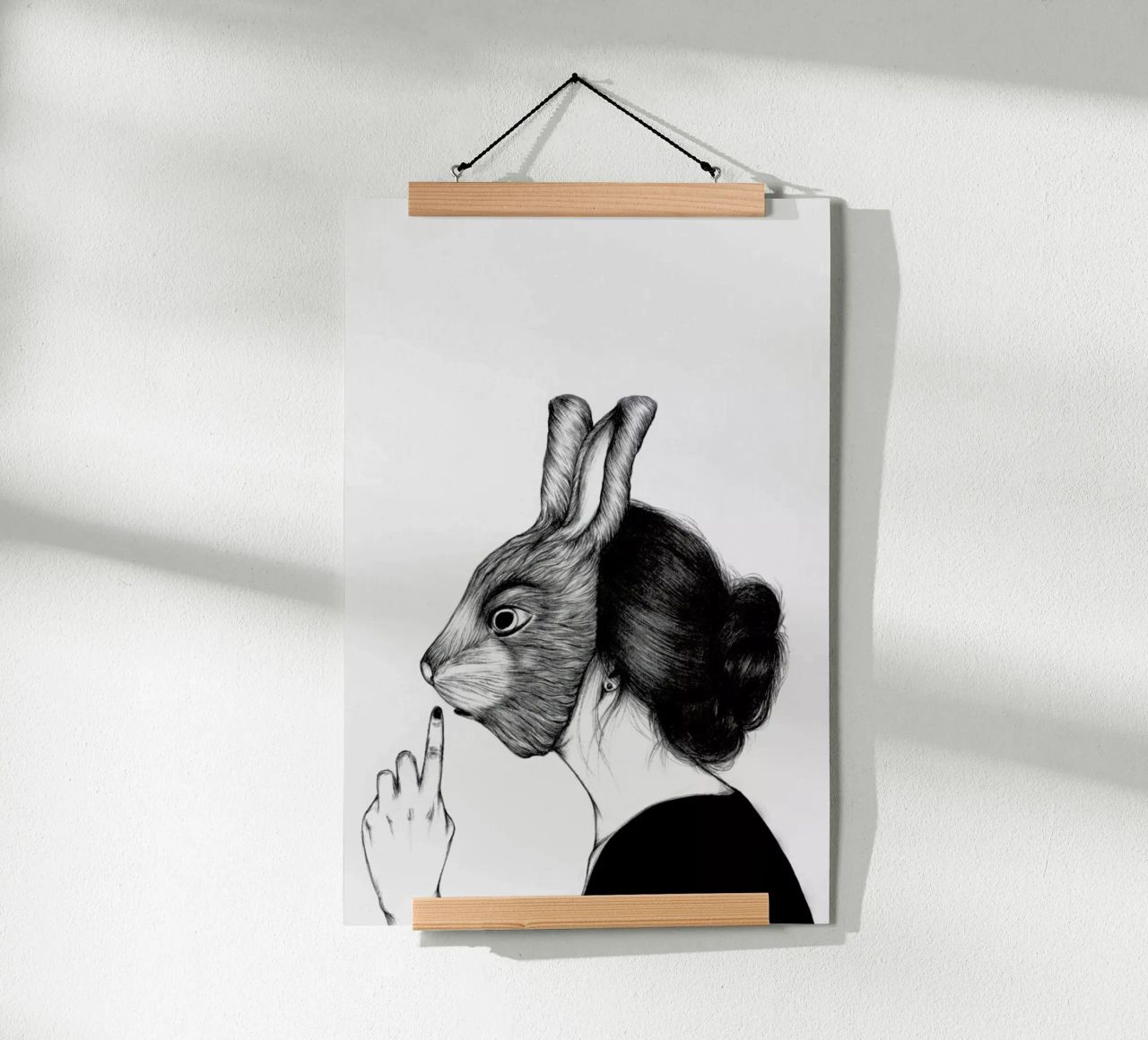 Peculiar Rabbit carta hahnemühle da The White Deer