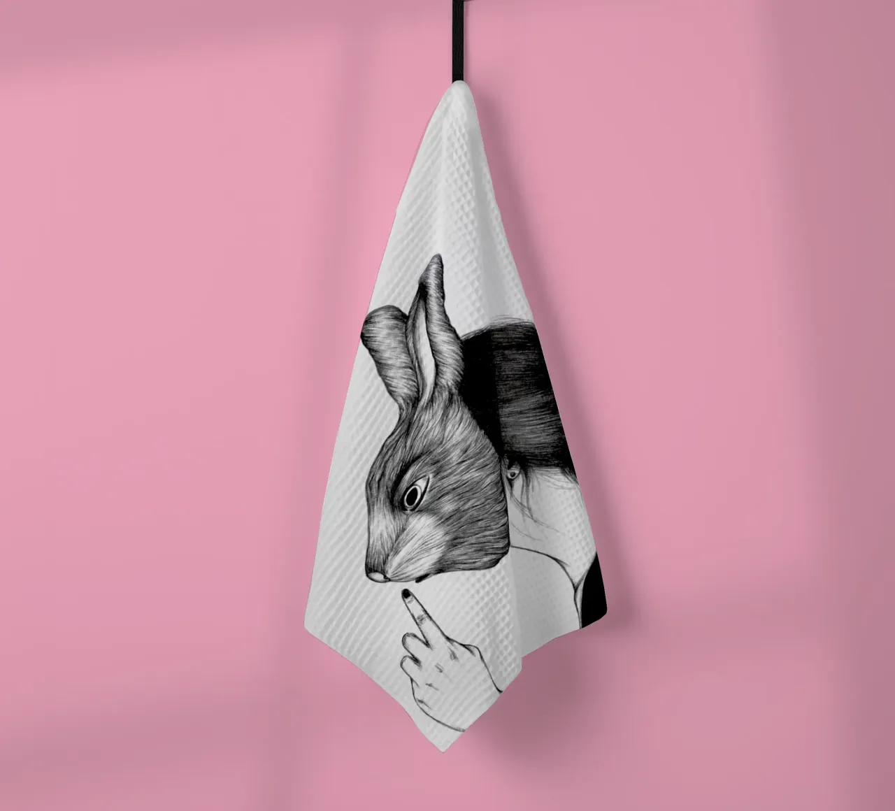 Peculiar Rabbit canovaccio da cucina da The White Deer